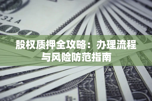 济南股权质押全攻略：办理流程与风险防范指南